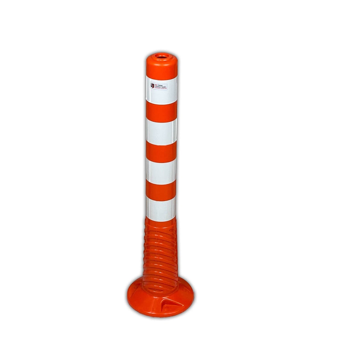 UVV afzetpaal Ecoline flexibel 75 of 100cm oranje met reflecterende strepen incl. bevestigingsmateriaal / 1 / 75cm
