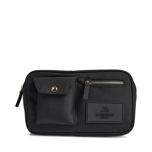 Markberg Darla Bæltetaske, Black/Gold
