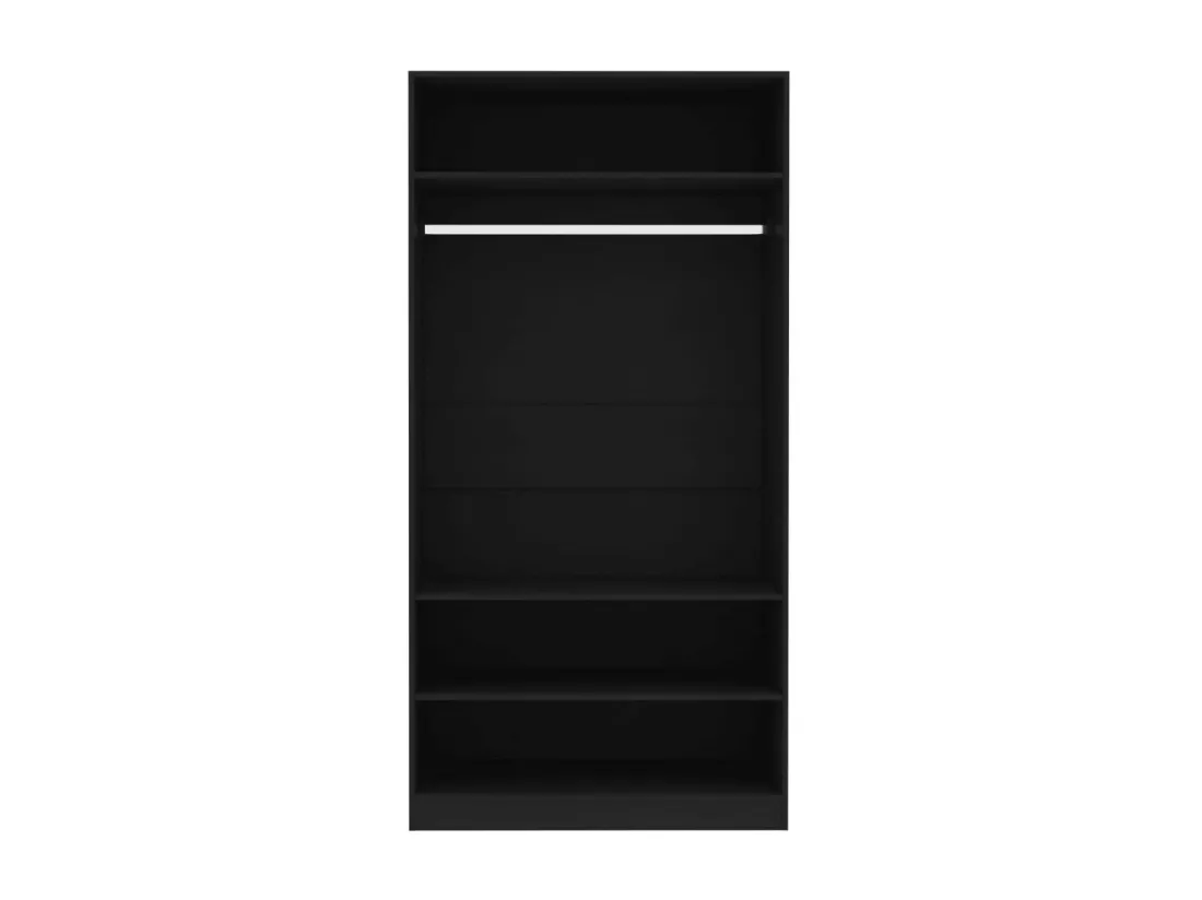 Garde-robe Noir 100 x 50x200