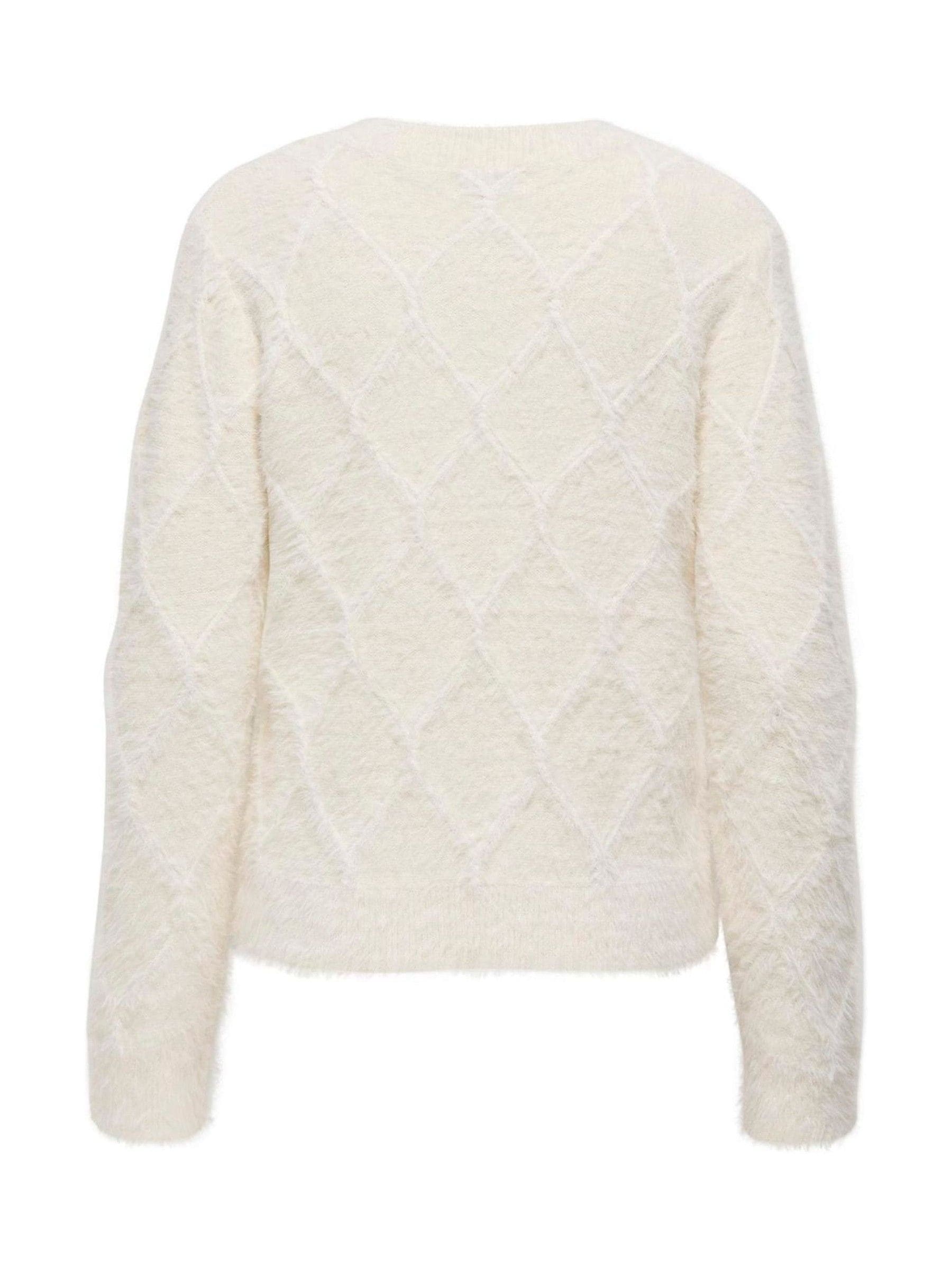 JDY Jewel Button Round Neck Cardigan