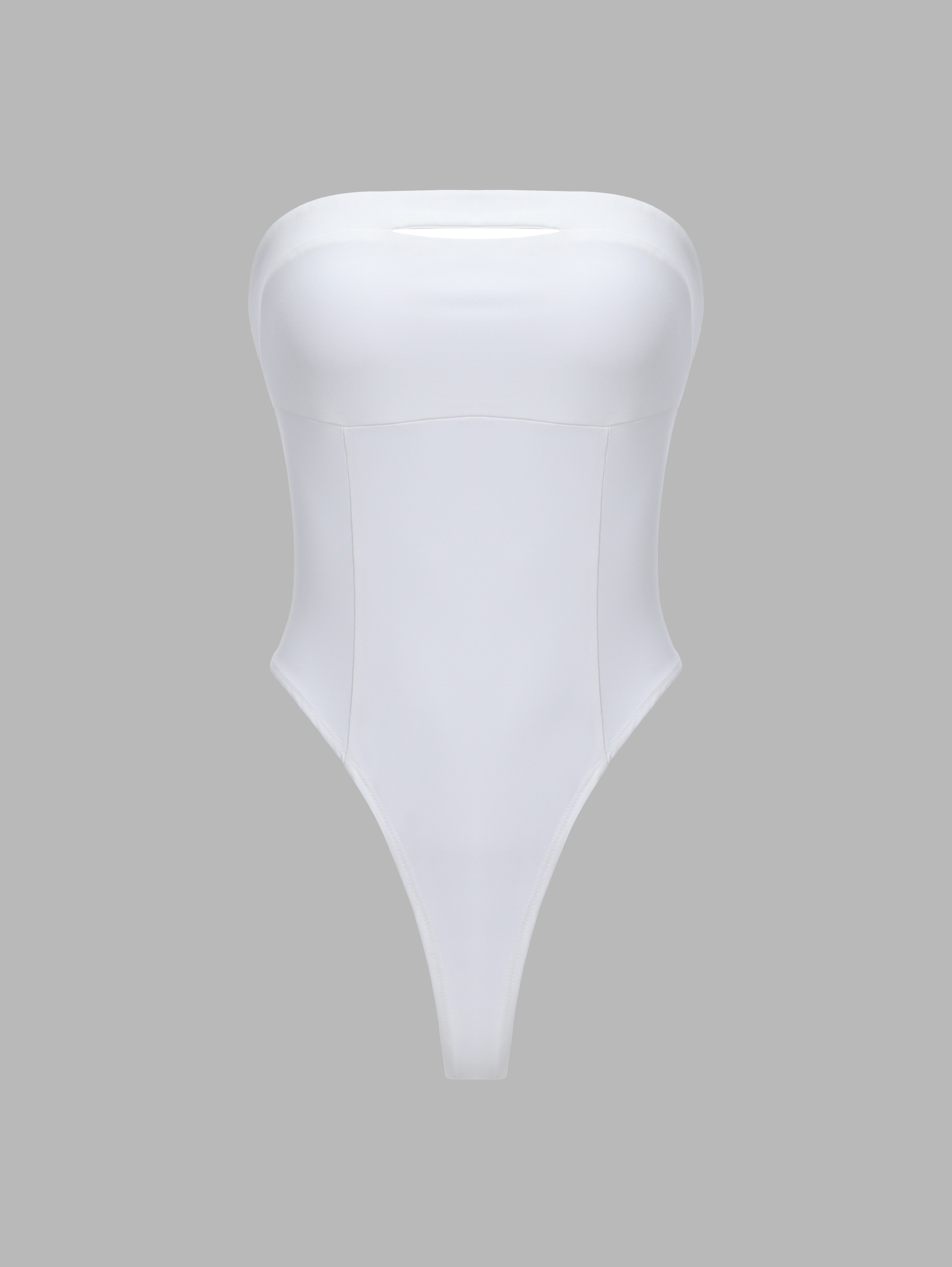 Body tube en jersey blanc