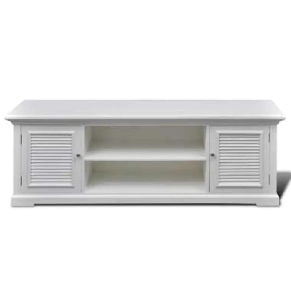 vidaXL - Televisiekast - Wit - Hout