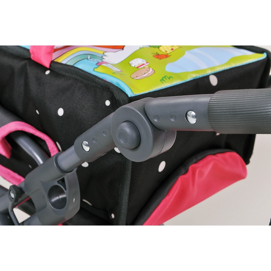 knorr toys® Puppenwagen Ruby NICI Theodor Carbon schwarz