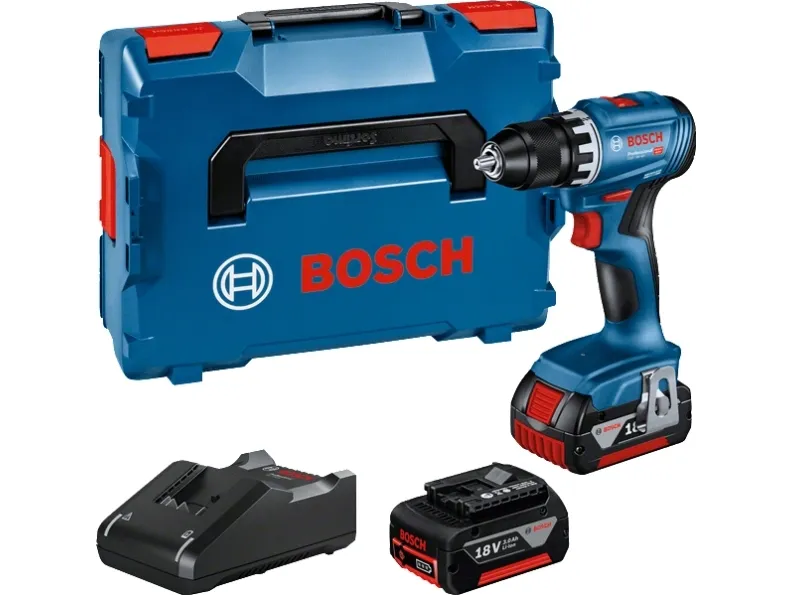 Bosch BORE-/SKRUEMASKINE GSR 18V-45 2X3,0AH LB - SOLO