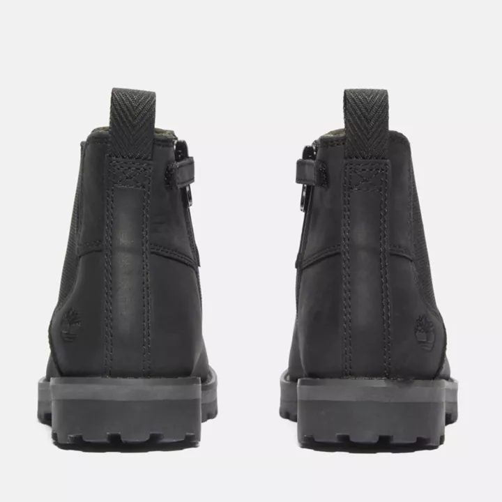 Chelsea boots Courma Kid pour enfant en noir