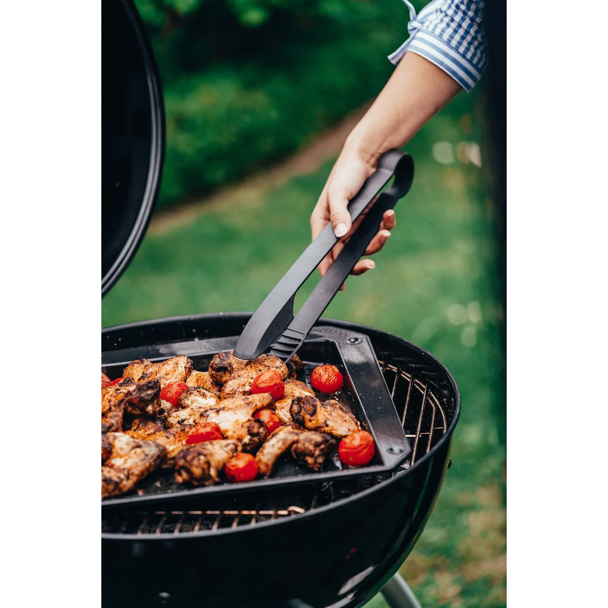 Pince à barbecue multifonction en plastique 32,5 cm Barbecue Fackelman