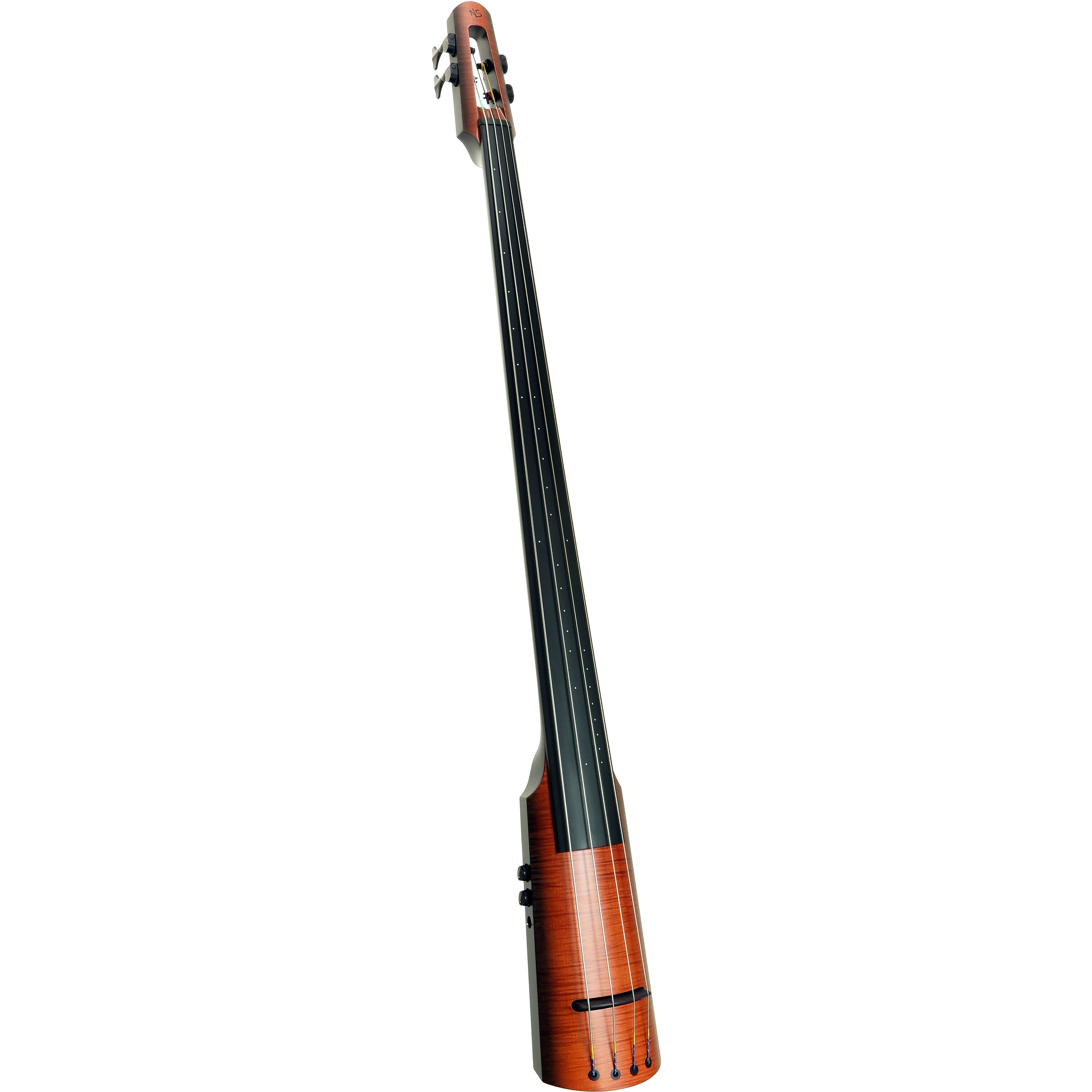 NS Design NXTa Series 4-String Electric Upright Bass Satin Sunburst elektrische contrabas met gigbag en statief