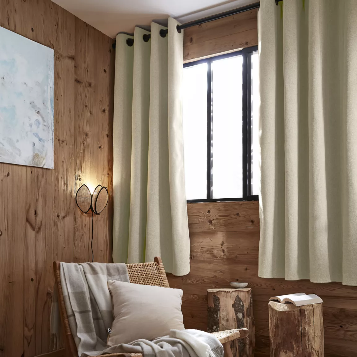Rideau occultant isolant Total Blackout (140 x 180 cm) Magnus Beige
