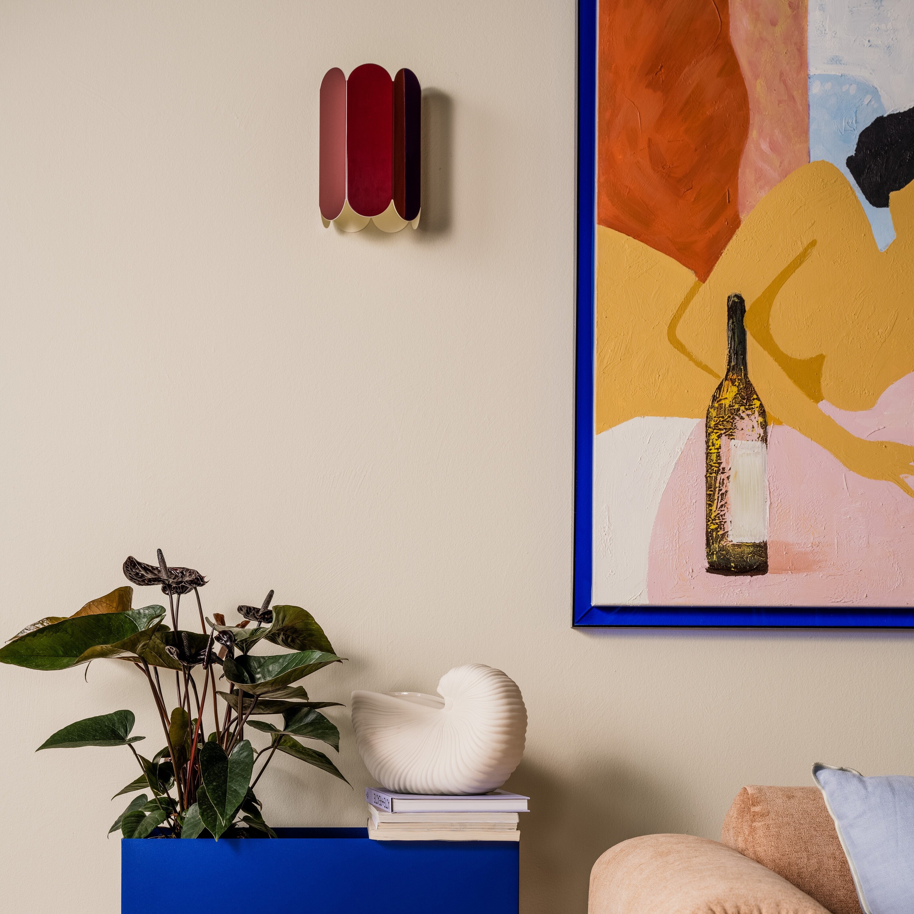 HAY Arcs Wandlamp - Auburn Red
