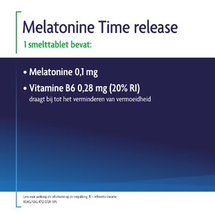 Shiepz Melatonine Time Release Tabletjes 500TB