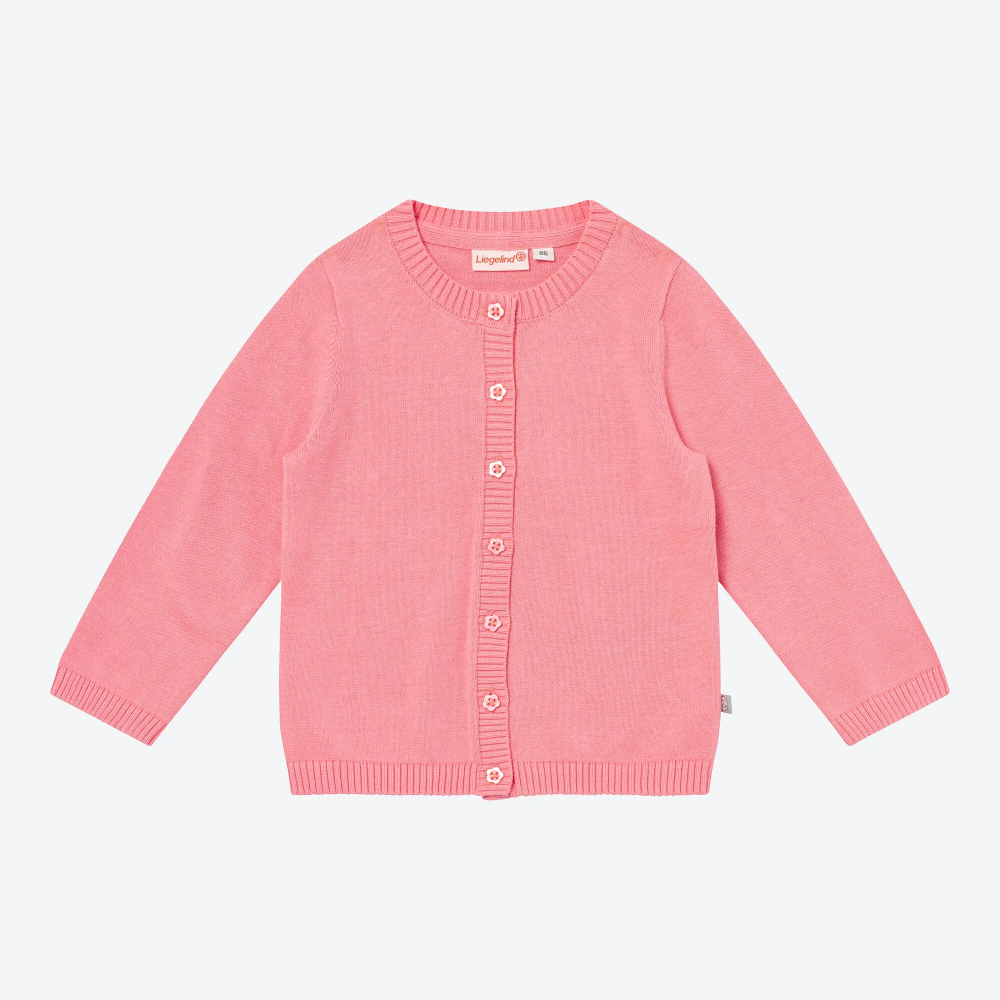 Baby-Mädchen-Strickjacke mit hübschen Knöpfen