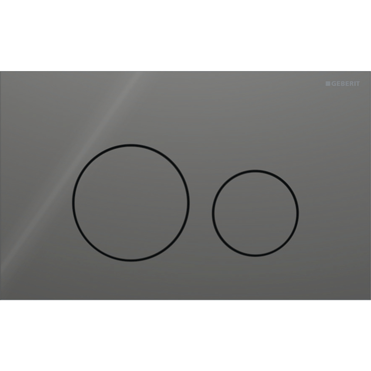 Geberit Sigma40 Round drukplaat lava