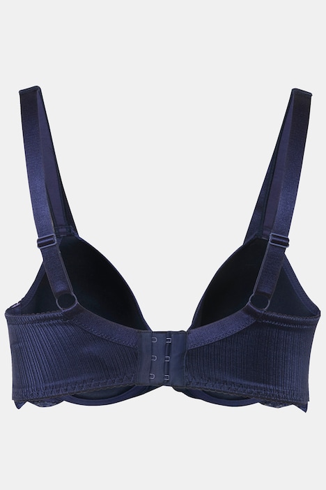 Bügel-BH, Softcups, Satin, Spitze, Cup B - F
