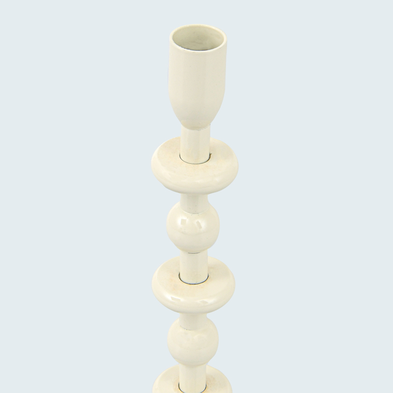 Porte-bougie blanc