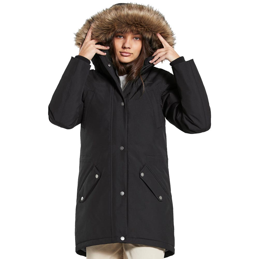 Didriksons Arina Parka Mädchen schwarz