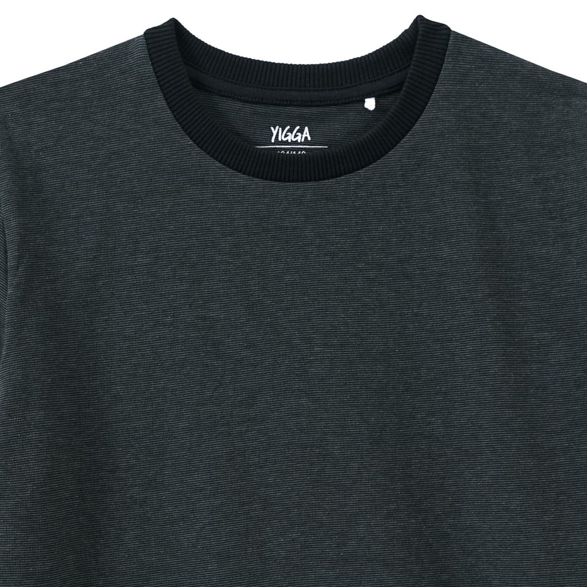 Yigga Jungen T-Shirt mit feinen Streifen dunkelblau
