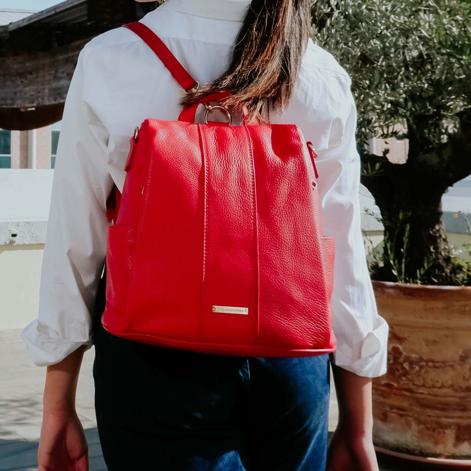 TL142138 – TL Bag – Soft leren Rugzak