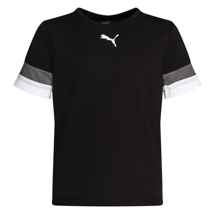 PUMA Maillot teamRISE - Noir/Gris/Blanc Enfant