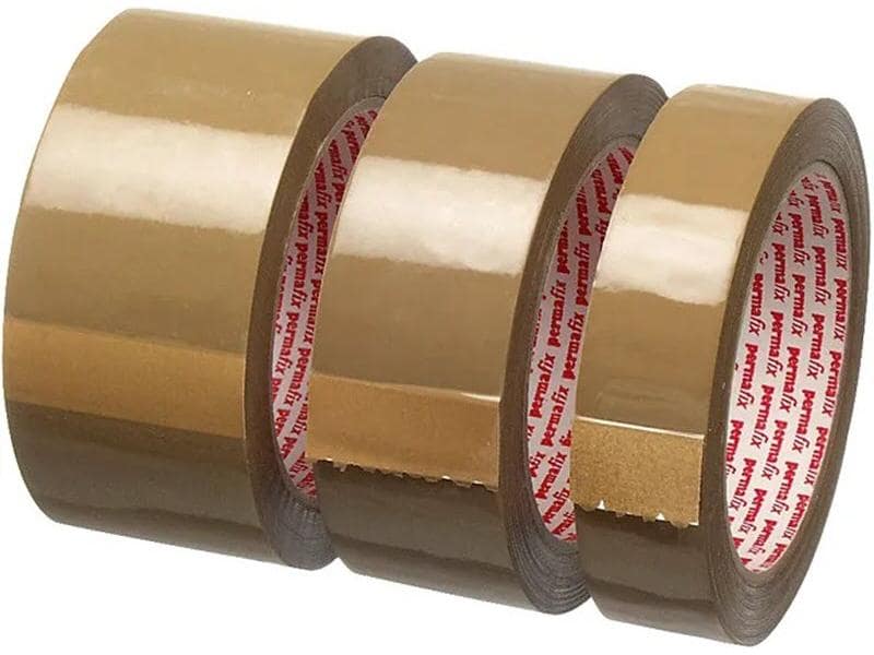 Permafix Klebeband 30 mm x 66 m, Braun Verpackungsband