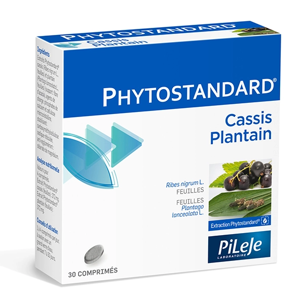 Phytostandard Cassis Plantain - 30 comprimés