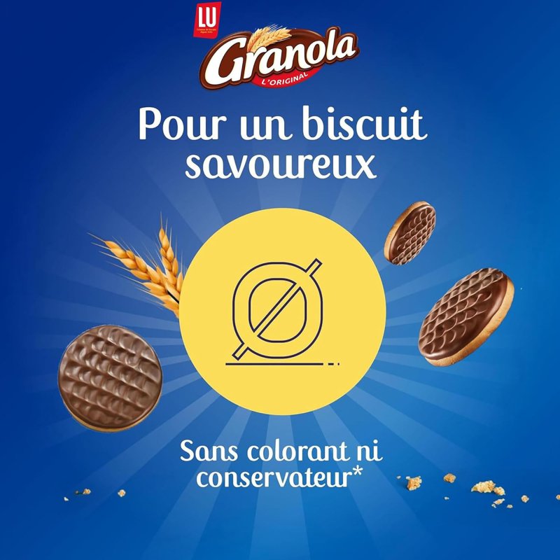 Granola chocolat au lait Lu - Paquet de 200 g