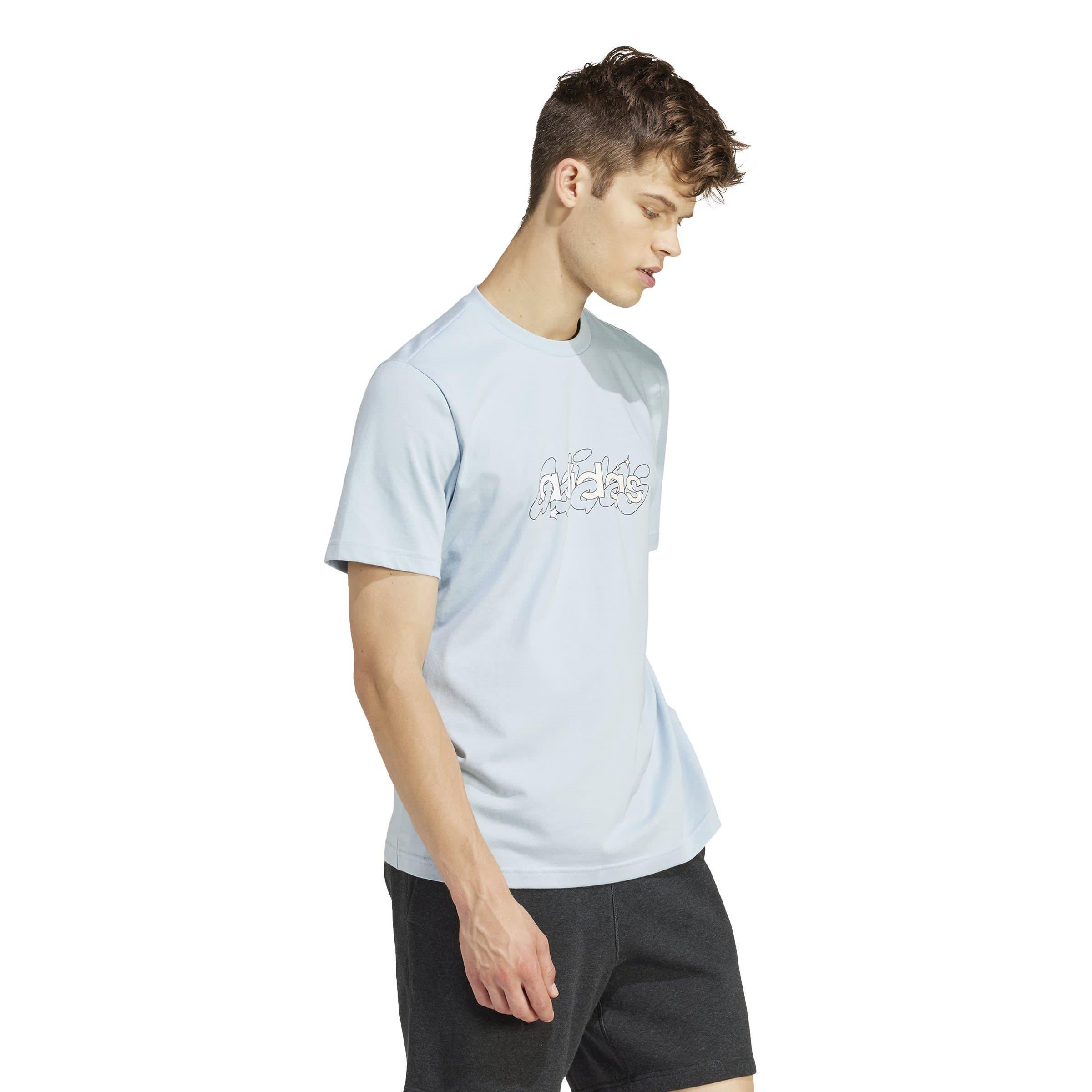 adidas Essentials Single Jersey Logo T-Shirt Mens