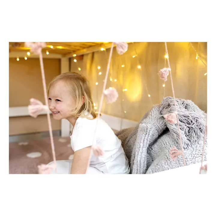 Lorena Canals Guirlande pompons | Rose