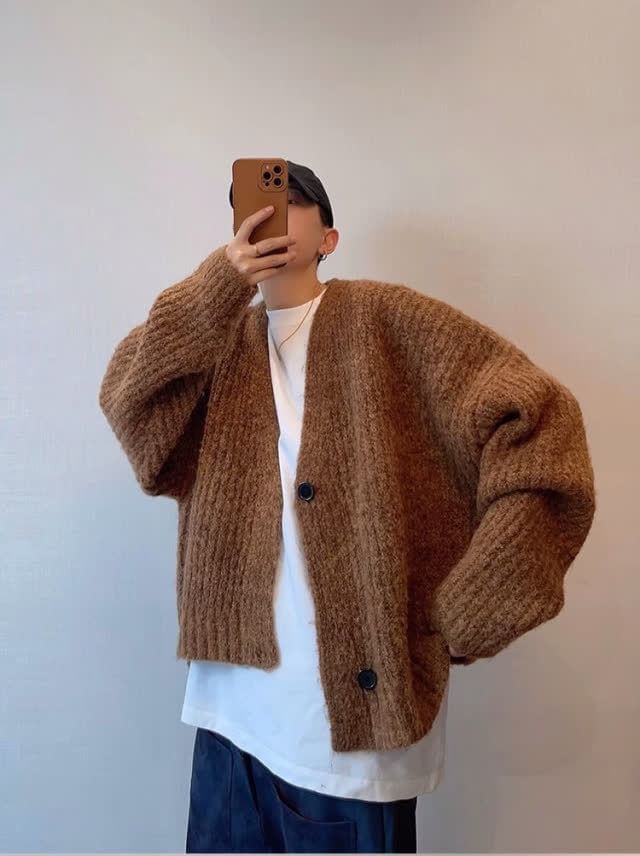 Nikoflin - V-hals effen geribbeld vest
