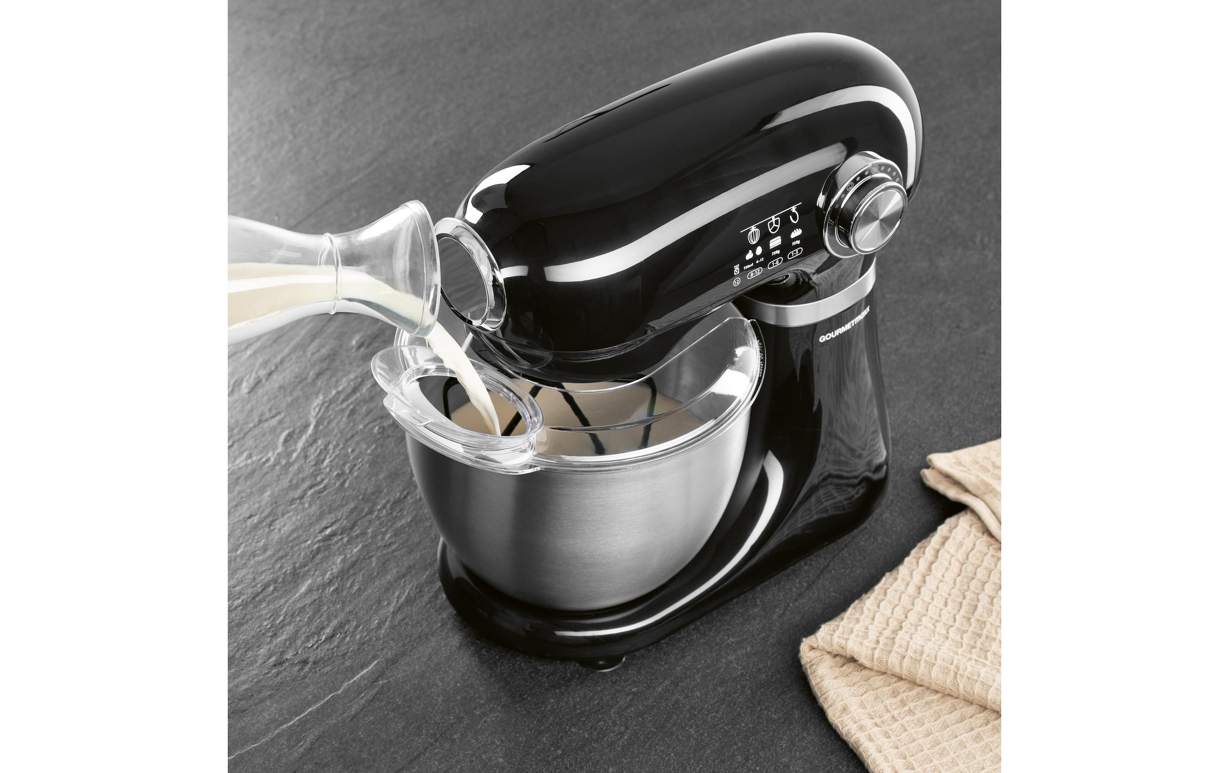 GOURMETmaxx Küchenmaschine »Schwarz«