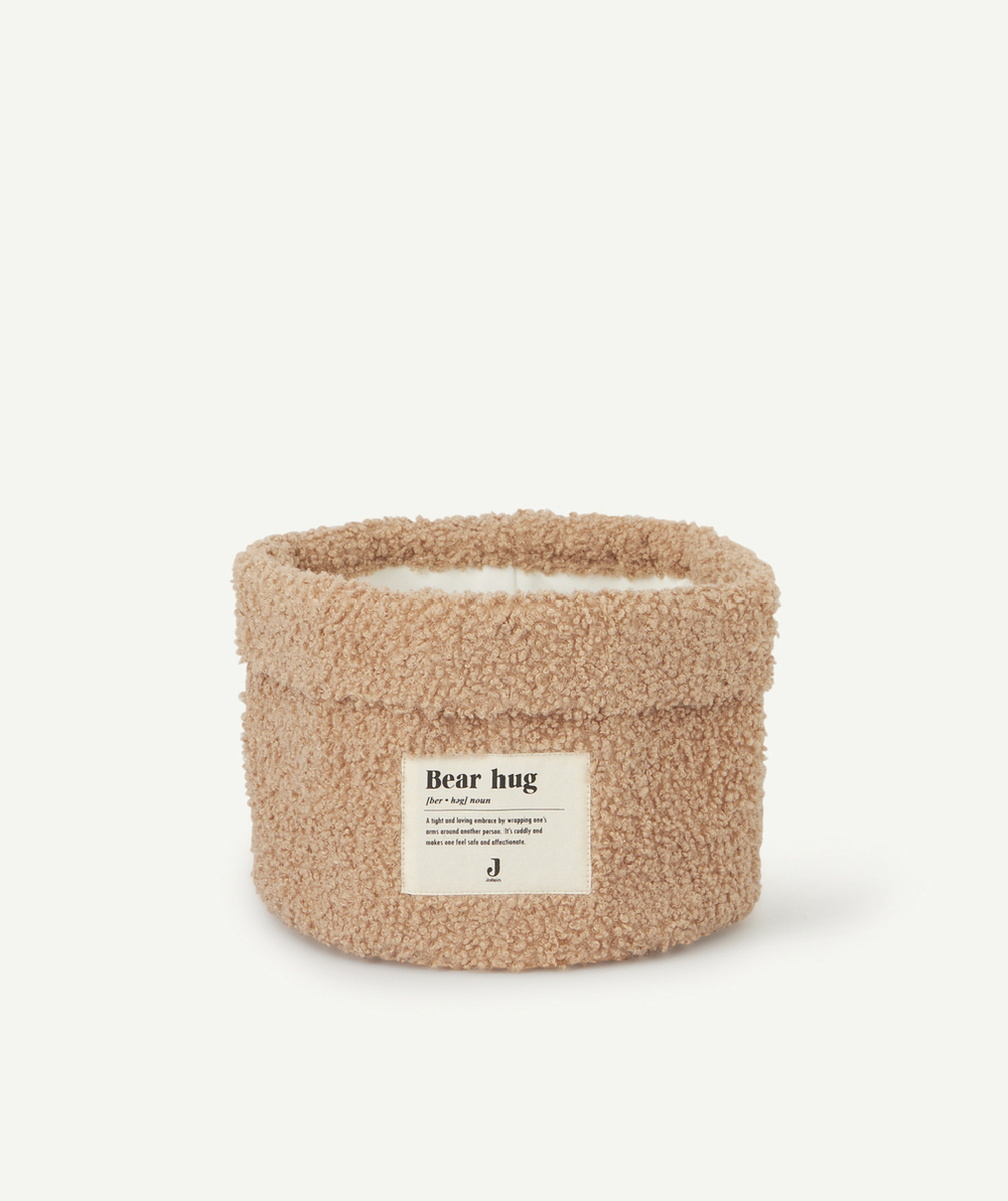 JOLLEINPANIER DE RANGEMENT EN BOUCLETTE CAMEL