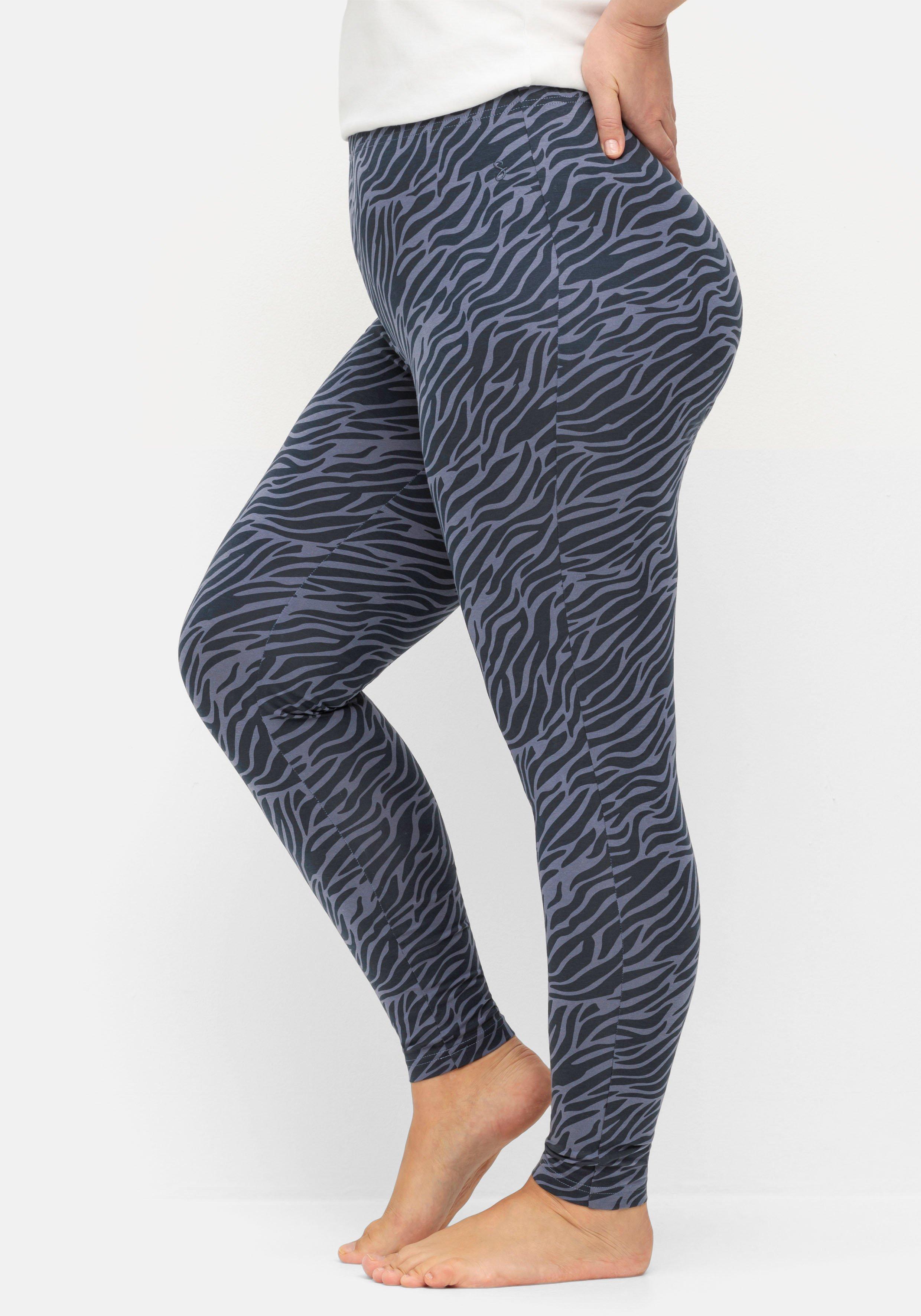 Leggings mit Animal-Alloverdruck