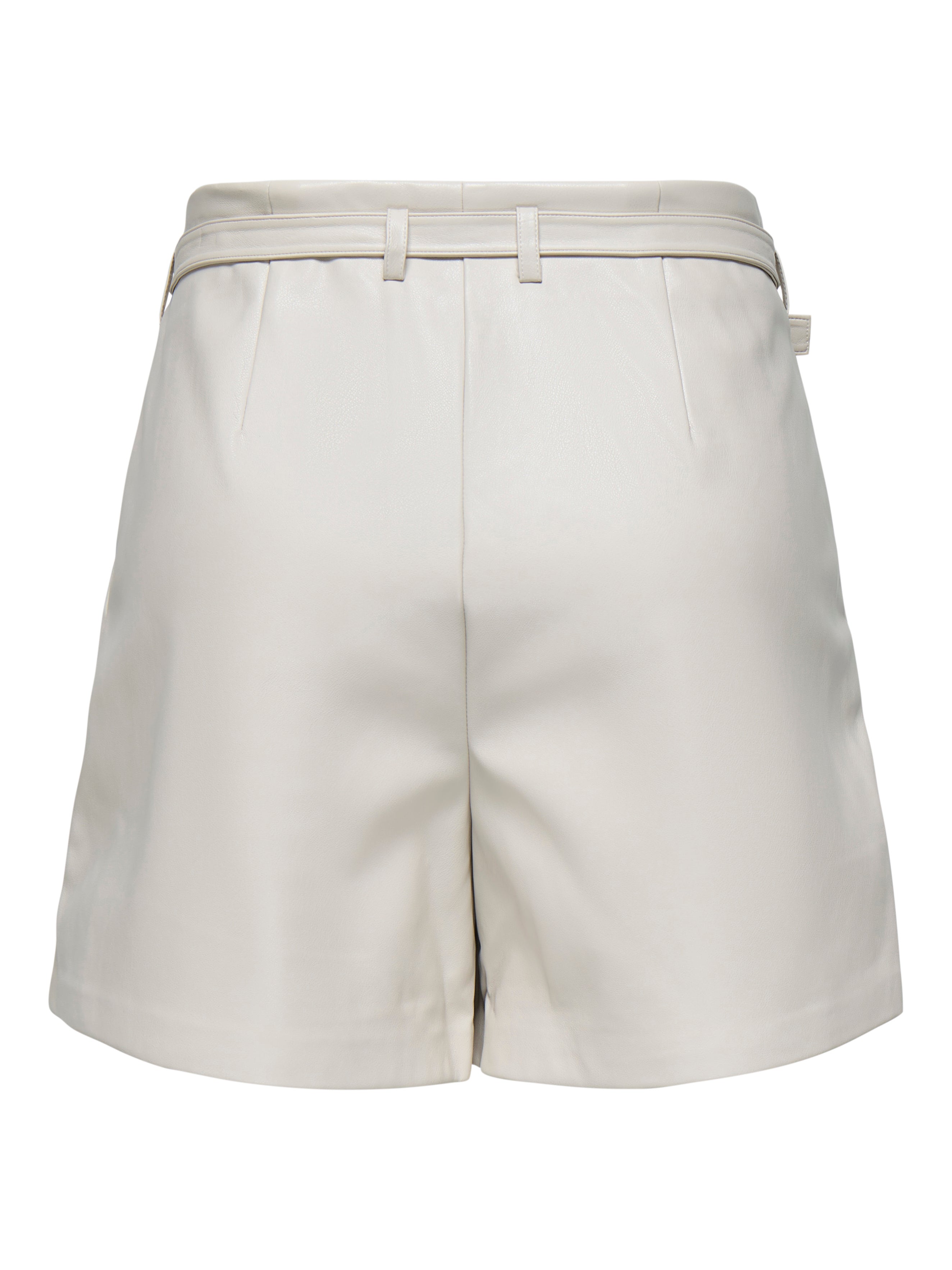 ONLHEIDI Mittlere Taille Normal geschnitten Shorts in Lederoptik Pumice Stone