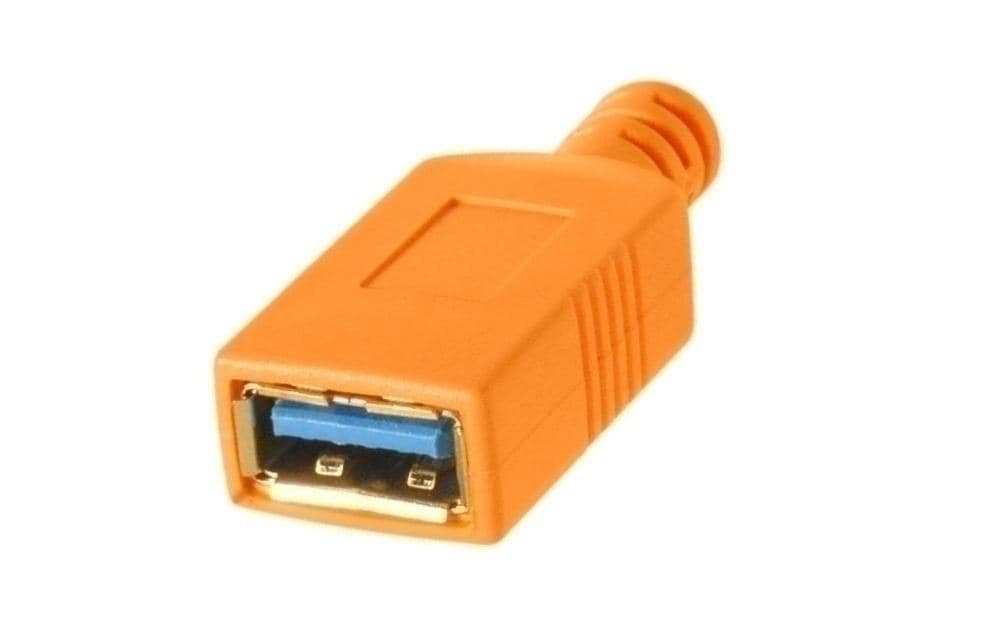 Kabel TetherPro USB-C zu USB-A Female, 4.6m OrangeUSB-C zu USB-A Anschlusskabel