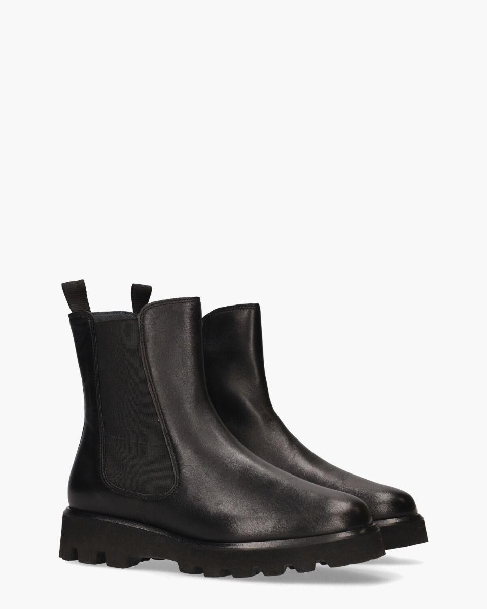 Sioux 69660 Zwart Dames Chelseaboots