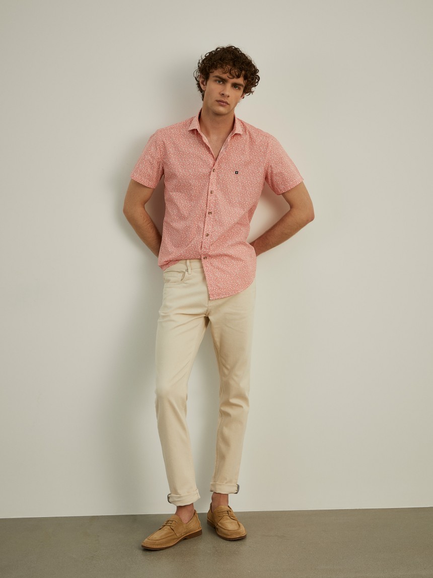 Calças denim slim fit
