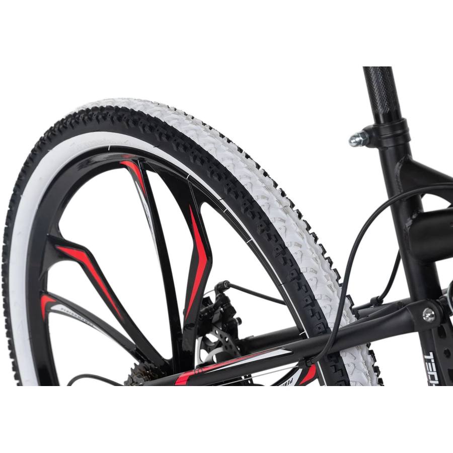 KS Cycling Mountainbike Hardtail 27,5 Zoll Scrawler schwarz-rot