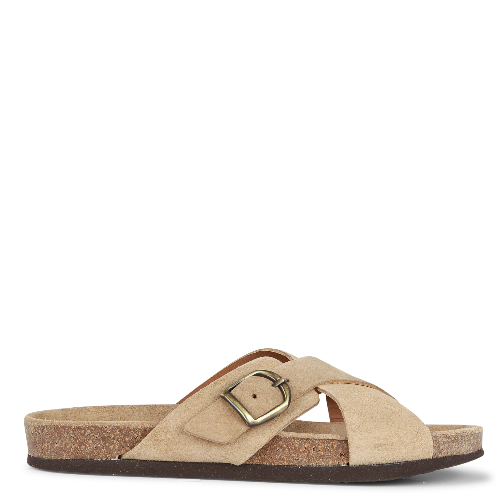 JAMES - Mules plates en cuir | Blanc