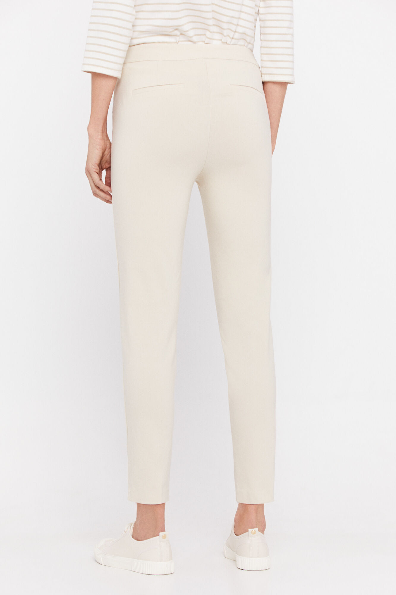 Calças skinny - Estampa marrom