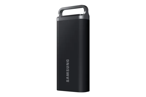 Samsung T5 Evo MU-PH4T0S - SSD - krypteret - 4 TB - ekstern (bærbar) - USB 3.2 Gen 1 (USB-C stikforbindelse) - 256-bit AES - sort