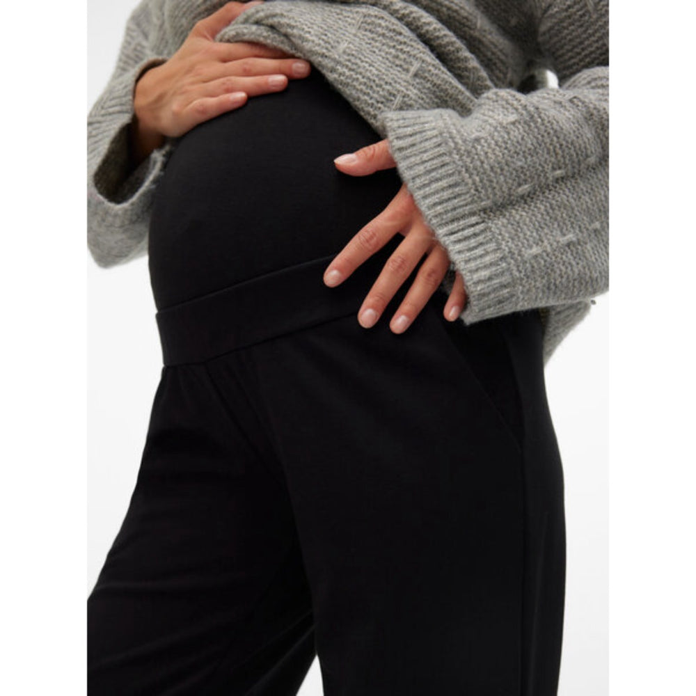 Køb Mama;licious Black Lif Straight Bukser Noos