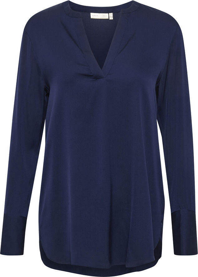 InWear LikoIW Blouse Premium - 93% Silk Midnight magic