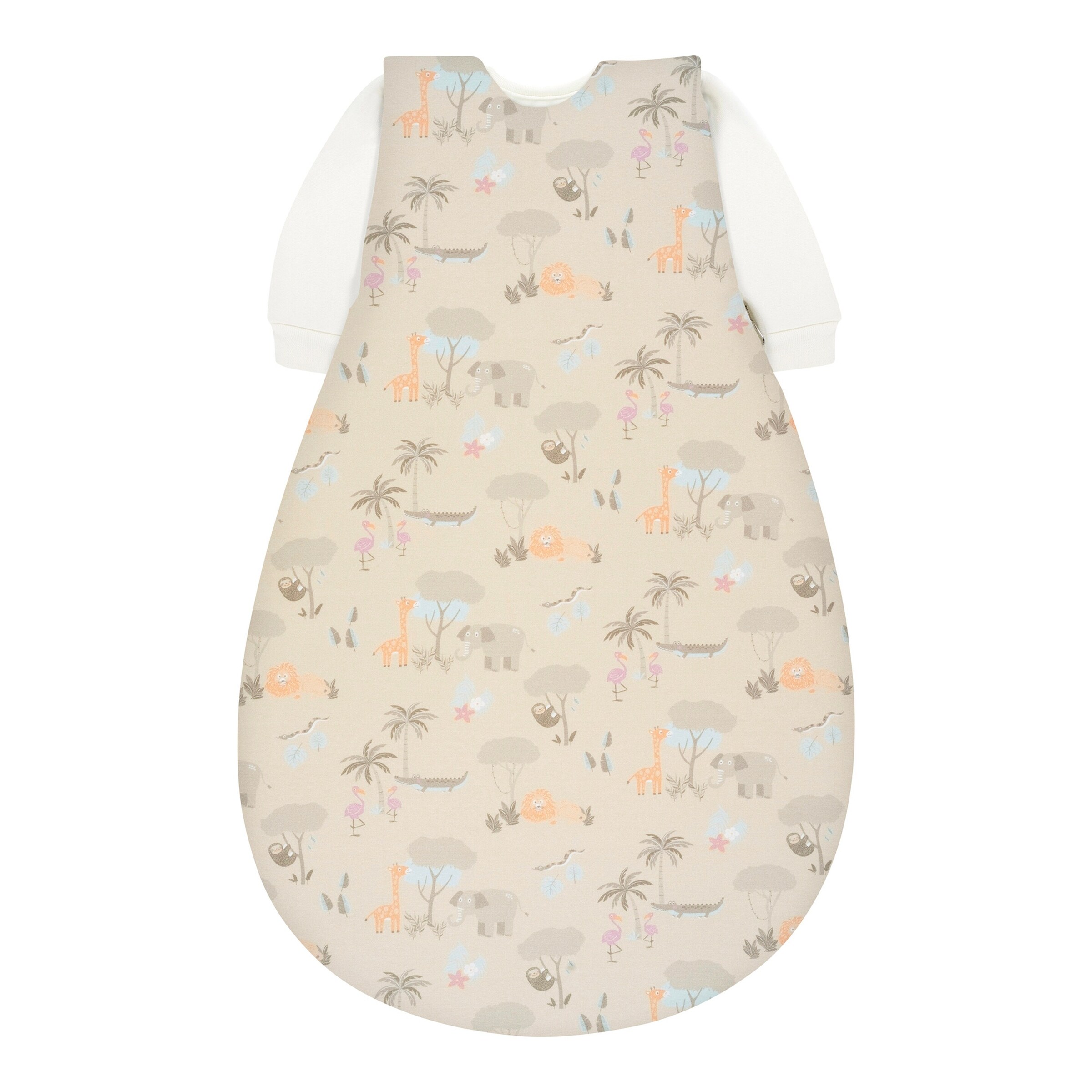 Alvi - BABY-MÄXCHEN 3-tlg. Ganzjahresschlafsack 2.5 TOG beige / Jungle