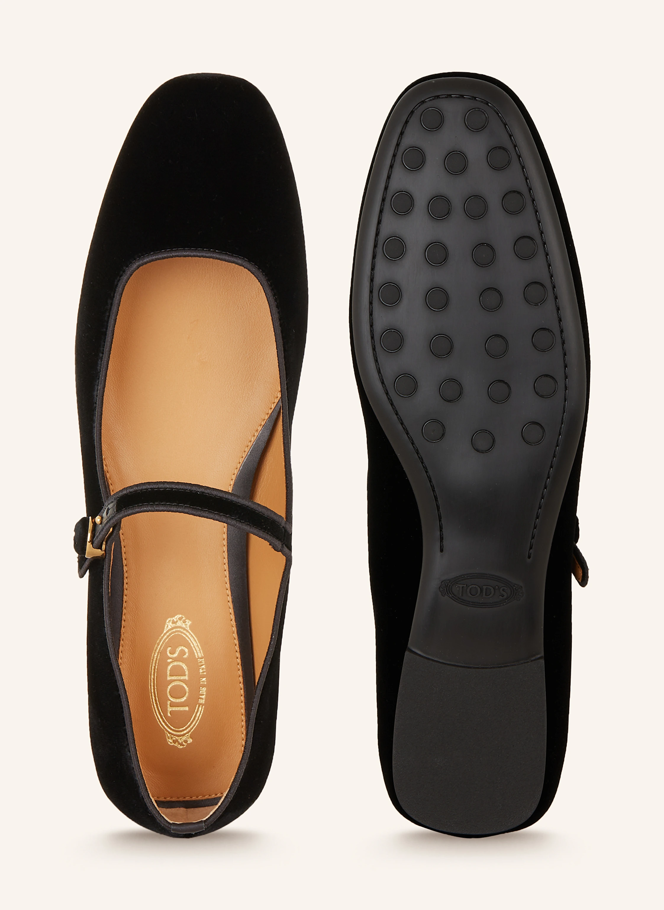 TOD'S Mary-Jane-Ballerinas