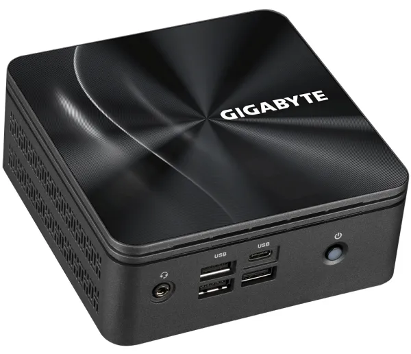 Gigabyte GB-BRR5H-4500, UCFF, Mini PC barebone, DDR4-SDRAM, M.2, PCI Express, Serial ATA III, Wi-Fi 6 (802.11ax), 90 W