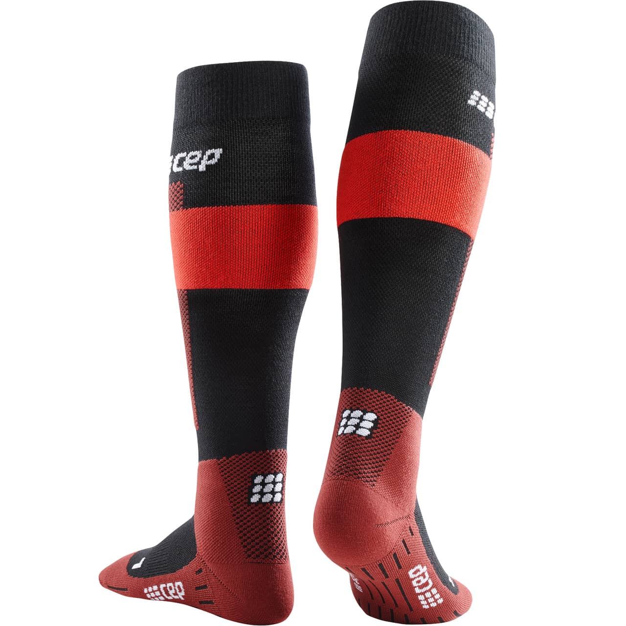 CEP Herren Skisocken MERINO COMPRESSION red | Skisocken | Skibekleidung | Herren | XSPO-Fashion
