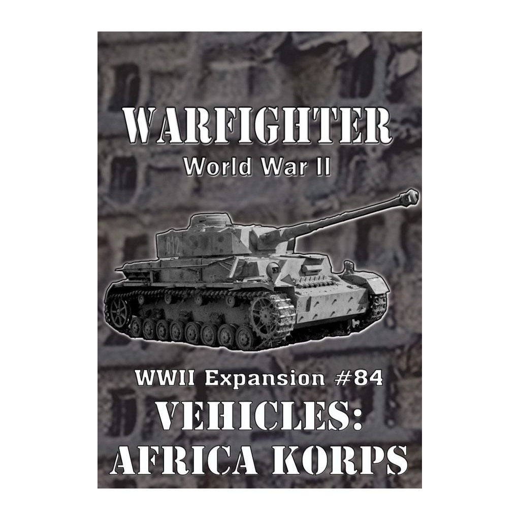 Warfighter WWII Expansion 84 - Afrika Korps (Vehicles)