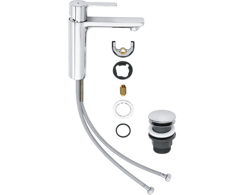 GROHE LINEARE wastafelmengkraan, chroom 23106001