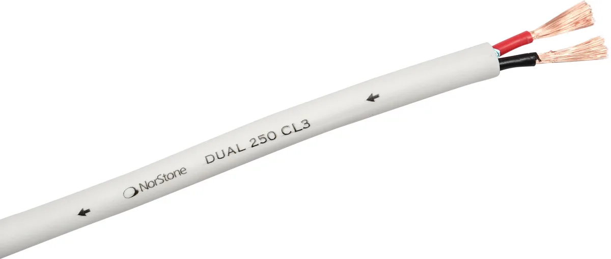 NorStone Dual 250 CL3 (50 m) Câbles d'enceintes au mètre
