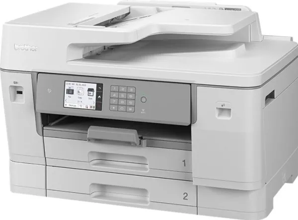Brother MFC-J6955DW - Multifunktionsprinter - farve - blækprinter - A3/Ledger (medie) - op til 25 spm (kopiering) - op til 30 spm (udskriver) - 600 ark - 33.6 Kbps - USB 2.0, LAN, Wi-Fi(n), NFC, USB 2.0 vært