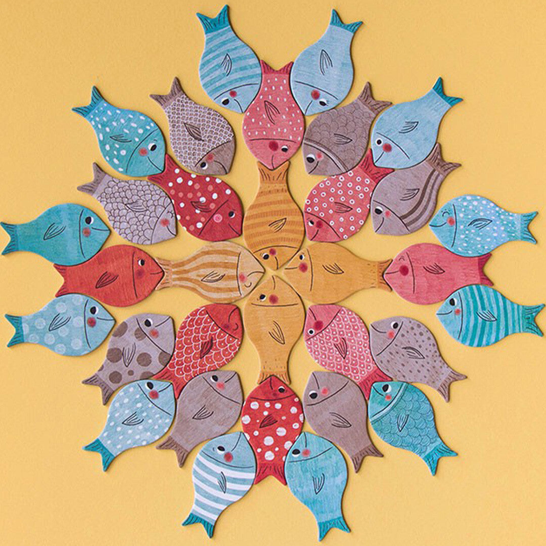 Londji puzzelspel whale and the fish